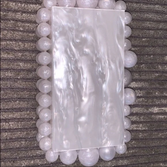 Eos Pearly Acrylic Clutch Bag - Picture 3 of 13